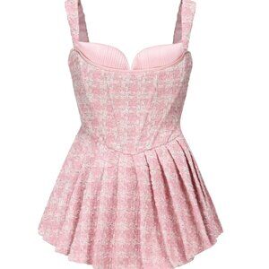 NWT Nana Jacqueline Chelsea Tweed Dress (Pink)